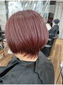 ショートボブベリーピンク