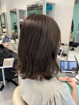 リーホリエ(Lee Horie) 【Rie】ブリーチなしグレージュボブ