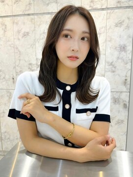 シーシンジュク 新宿南口(Sea shinjuku) 韓国風前髪×シルキーベージュ【髪質改善/新宿/マッシュパーマ】