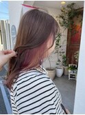 ブリーチを全体するのに抵抗ある方はインナーカラーがオススメ♪