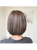 まとまりやすいミニボブスタイル♪