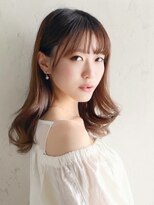 ミスグランディーヴィラス(Miss Grandee VILLAS)&nbsp;モテ髪ナチュラルブラウン鎖骨ミディアム