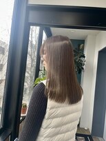 ビハインドザカーテン(BEHIND THE CURTAIN)&nbsp;アッシュ×ヴェールカラー×セミロング