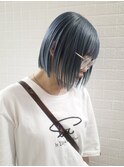 【デザインカラー/佐々木慧介】ブリーチ/ケアブリーチ/ボブ