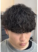 【標準】波巻きプードルパーマ MENSFEEL東梅田店