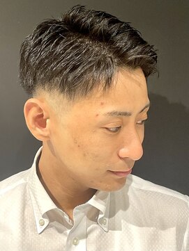 ヒロギンザ 大阪本店(HIRO GINZA) ツーブロックローフェードろろり