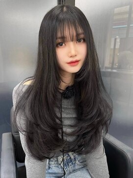 リア 大阪梅田(Ria) レイヤーカット 【韓国ヘア 大阪 梅田】