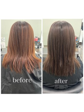 ガルボヘアー 桟橋店(garbo hair) オイルカラー　トリートメント　艶髪