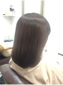 30代40代50代/ツヤ髪スタイル/内巻きロブ/肩ラインボブ
