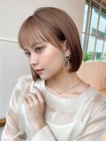 アフロート ディル(AFLOAT D'L)&nbsp;30代前下がりショートボブで絶壁解消丸みのあるひし形シルエット