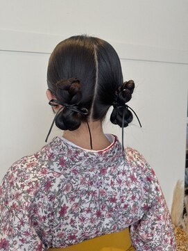 ビーワールド(B WORLD) 卒業式☆袴ヘア