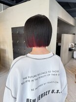 ヘアー アイス ルーチェ(HAIR ICI LUCE) ボブ/ミニボブ/インナーカラー/暖色系カラー/大野