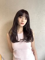 ルル 表参道(lulu.)&nbsp;黒髪/ボブウルフ/ネビージュ/小顔/ワンレン