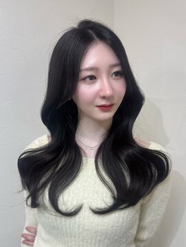 クレム 博多駅店(ChLem) 顔まわりレイヤー 艶カラー 暗髪 韓国風 髪質改善 福岡美容室