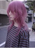 【表参道】ピンク、ピンクパープル、ブリーチ