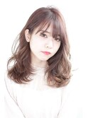 ミルクブラウン/ダークパープル/ナチュラルショート/夏/町田