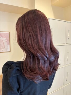 ラヴィズム 名駅店(LUVISM) ミルクティーベージュダブルカラーブリーチ韓国顔周りレイヤー