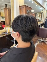 シャンプーボーイアネックス(SHAMPOO BOY Annex)&nbsp;センターパート　フェザーパーマ　佐世保