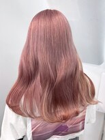 アルバム 銀座(ALBUM GINZA)&nbsp;美髪ハイトーンブリーチロングチェリーブラウン_ba536521