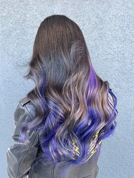 フェアリーテール つきのわ店 インナーパープルギャラクシーカラー