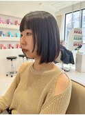 【晴音】顔まわりレイヤーボブ