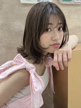 ノウハウ タニマチ(KNOWHOW tanimachi) ふわっとレイヤー/フェイスレイヤー/柔らかグレージュカラー