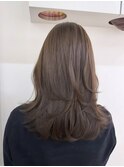 暗めカラー/グランマッシュ[レイヤーカット/髪質改善/銀座]