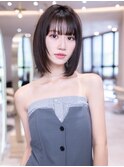 デザインカラー/レイヤーカット/ウェットヘア/オリーブベージュ
