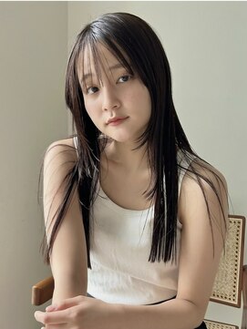 ディッセンバー 渋谷(December) 【December】小顔カット/ブリーチなしオリーブベージュ