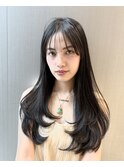 ロングレイヤー/レイヤー/顔周りカット