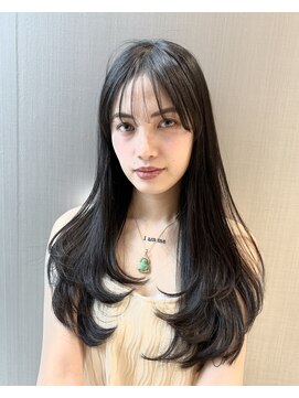 ハルキミナト ジャパン ヨコハマ(HARUKI MINATO japan YOKOHAMA) ロングレイヤー/レイヤー/顔周りカット