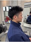 ニュアンスパーマ/men's/センターパート/ダウンパーマ/新宿/藤沼
