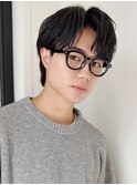 毛流れセンターパート