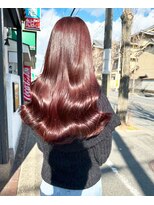 ウェルズグランデ 天理店(Well's GRANDE) ツヤ感引き立つボルドーブラウンで大人可愛い美髪へ