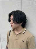 リバースセンターパート/ニュアンスパーマ/ダウンバング/MEN'S◎