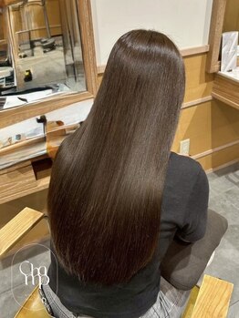 チャンプ 花園店(Champ)の写真/【河内花園】繰り返すカラーに話題の高濃度水素カラー！うる艶な髪を目指す贅沢なケアを体験☆