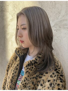 ヘア イズム 表参道(HAIR ISM) クリーミーグレージュ×アッシュブラック
