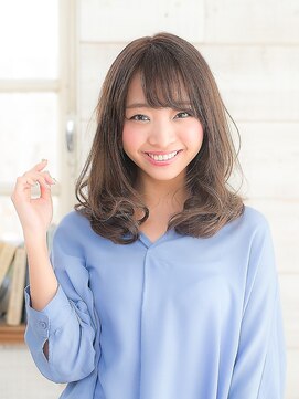 オーブ ヘアー ブランコ 久米川店(AUBE HAIR Blanco) 甘めバングがかわいい♪ゆるふわスタイル