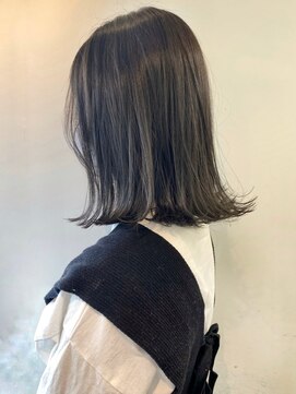 ノク(nok) グレージュ_カーキグレージュフレンチガーリーボブウルフ