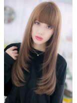 ミック 日暮里店(miq) 女子の憧れ♪スローカラーでツヤ感小顔マーメイドロングc1