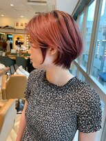 ロンド パルティール 大宮(Lond partir)&nbsp;【石田勇士郎】インナーカラー髪質改善厚めバングスリークボブ