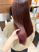 ブレス 小阪店(brace)&nbsp;ビタミンカラー☆ブリーチ1回ピンクバイオレット☆