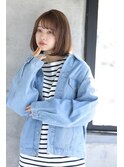 【Lino &nbsp;kichijoji 本間】ミルクチョコレート×内巻きボブ