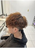 波巻きツイストスパイラルパーマ　メンズパーマ　ソフトツイスト
