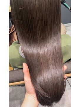 テラスヘアラボ 新潟駅南(TERRACEhairLab.) 透ける暗髪♪ オリーブグレージュ