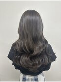 くびレイヤーエモージュグレーベージュカラーダーク アッシュ