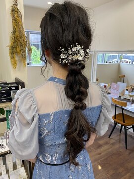 リミットヘアー 大在店(Remit hair) 〈山本〉あみおろしヘアアレンジ