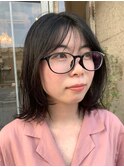顔周りレイヤーナチュラルボブ