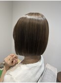 ベージュ×ぱつっとボブ【瀬口】