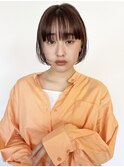 ボブ　ツヤカラー　イルミナカラー　髪質改善